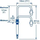 PLASTIMO Tele Water Tap Zilver