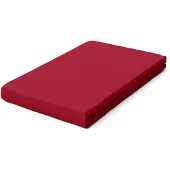 Schlafgut Pure Jersey Topper Hoeslaken M - 120x200 - 130x220 285 Red Deep