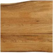vidaXL Tafelblad met natuurlijke rand 60x60x2,5 cm massief mangohout