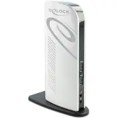 DeLOCK USB Docking Station Dual HDMI Full-HD / USB 3.2 / LAN / Audio