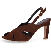 Manfield Slingpumps bruin