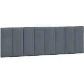 vidaXL Hoofdbordkussen "Hanko" 160 cm fluweel donkergrijs