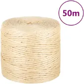vidaXL Touw 4 mm 50 m 100% sisal
