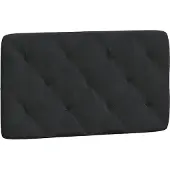 vidaXL Hoofdbordkussen 90 cm fluweel zwart