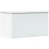 vidaXL Opbergbox 60x35x35 cm bewerkt hout wit