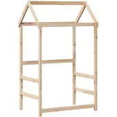 vidaXL Kinderbedhuisje 118x70x176,5 cm massief grenenhout