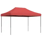 vidaXL Partytent inklapbaar pop-up 410x279x315 cm bordeauxrood