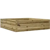 vidaXL Plantenbak 90x90x23 cm geïmpregneerd grenenhout