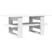 vidaXL Salontafel 102x55x42 cm bewerkt hout zwart