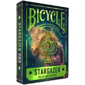 Bicycle Stargazer 203 - Premium Speelkaarten - Handgetekende ontwerpen - Groen folie