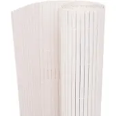 vidaXL Clôture de jardin Double face 150 x 300 cm Blanc