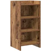 vidaXL Dressoir Oud hout 40 x 36 x 80 cm Bewerkt hout