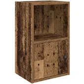 vidaXL Boekenkast 31x24x52 cm bewerkt hout oud houtkleurig