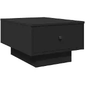 vidaXL Salontafel 60x45x31 cm bewerkt hout zwart
