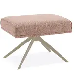 Bommel Wonen Hocker Whisper - stof Lodge Blossom - poot beige