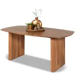 De Bommel Meubelen Eettafel Amare - deens ovaal 180x100 cm - Mangohout Lichtbruin