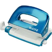 Leitz WOW Mini Perforator - Tot 10 Vel - Voor Thuis - Blauw