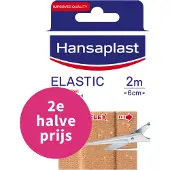 Hansaplast Pleisters - Elastic 2m x 6cm