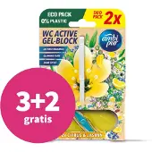 Ambi Pur 3+2 Gratis: Toiletblok Citrus & Jasmijn 2 Stuks