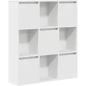 vidaXL Boekenkast 89x24x101,5 cm bewerkt hout wit