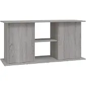 vidaXL Aquariumstandaard 121x41x58 cm bewerkt hout grijs sonoma eiken