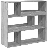 vidaXL Kamerscherm 100x33x94,5 cm bewerkt hout grijs sonoma eikenkleur