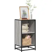 vidaXL Boekenkast 40x35x76 cm bewerkt hout grijs sonoma eikenkleurig