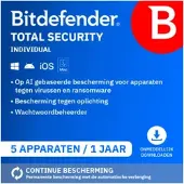 Bitdefender Total Security | 3 Apparaten | 1 Jaar