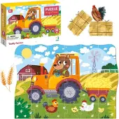Dodo Puzzel Boer 30 Stukken - Educatief Speelgoed voor Kinderen
