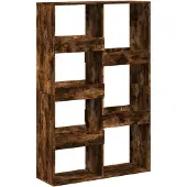 vidaXL kamerscherm 100x33x155,5 cm bewerkt hout gerookt eikenkleurig