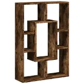 vidaXL Boekenkast 63x20x90 cm bewerkt hout gerookt eikenkleurig