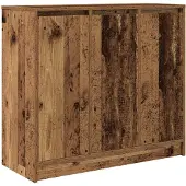 vidaXL Dressoir 85x34x76 cm spaanplaat oud hout