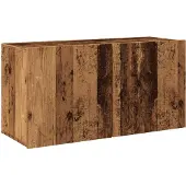 vidaXL Tv-meubel wandgemonteerd 80x30x41 cm oud houtkleurig