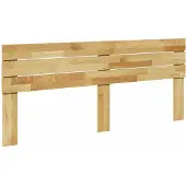 vidaXL Hoofdbord 200 cm massief eikenhout
