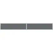 vidaXL Windscherm uittrekbaar 160x1200 cm antracietkleurig
