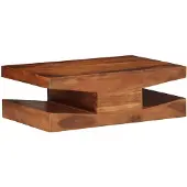 vidaXL Salontafel 90x60x30 cm massief acaciahout