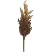 Ptmd Decoratietak Astilbe Led 90 Cm Hout/veren Bruin