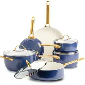 Greenpan Padova pannenset 10-delig Oxford Blue