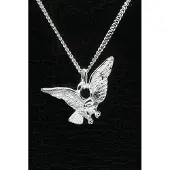 MOOYE ® - Collectie Zilveren Arend ketting hanger