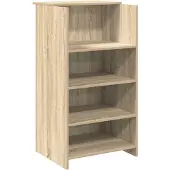 vidaXL Ontvangstbalie, Sonoma-eikenhout, 55 x 50 x 103,5 cm, houtvezel