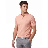 Lacoste Poloshirt korte mouw zalmkleurig regular fit