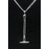 MOOYE ® - Collectie Zilveren Hark ketting hanger