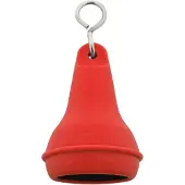 Combicraft Hotel sleutelhanger Mayfair met open onderkant 41x70mm rood - 50 stuks