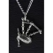 MOOYE ® - Collectie Zilveren Doedelzak ketting hanger