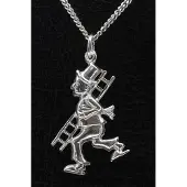 MOOYE ® - Collectie Zilveren Schoorsteenveger ketting hanger