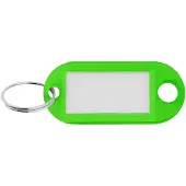Combicraft sleutellabels groen 48x22mm actiemodel - 100 stuks