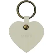 Leeff HART SLEUTELHANGER HELEN CREME - LIEFS