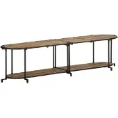 vidaXL Tv-meubel 160x42x40 cm massief ruw mangohout