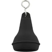 Combicraft Hotel sleutelhanger Mayfair met open onderkant 41x70mm zwart - 10 stuks