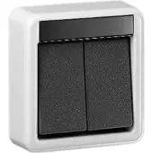 Gira serieschak 10535 waterd opb grijs
